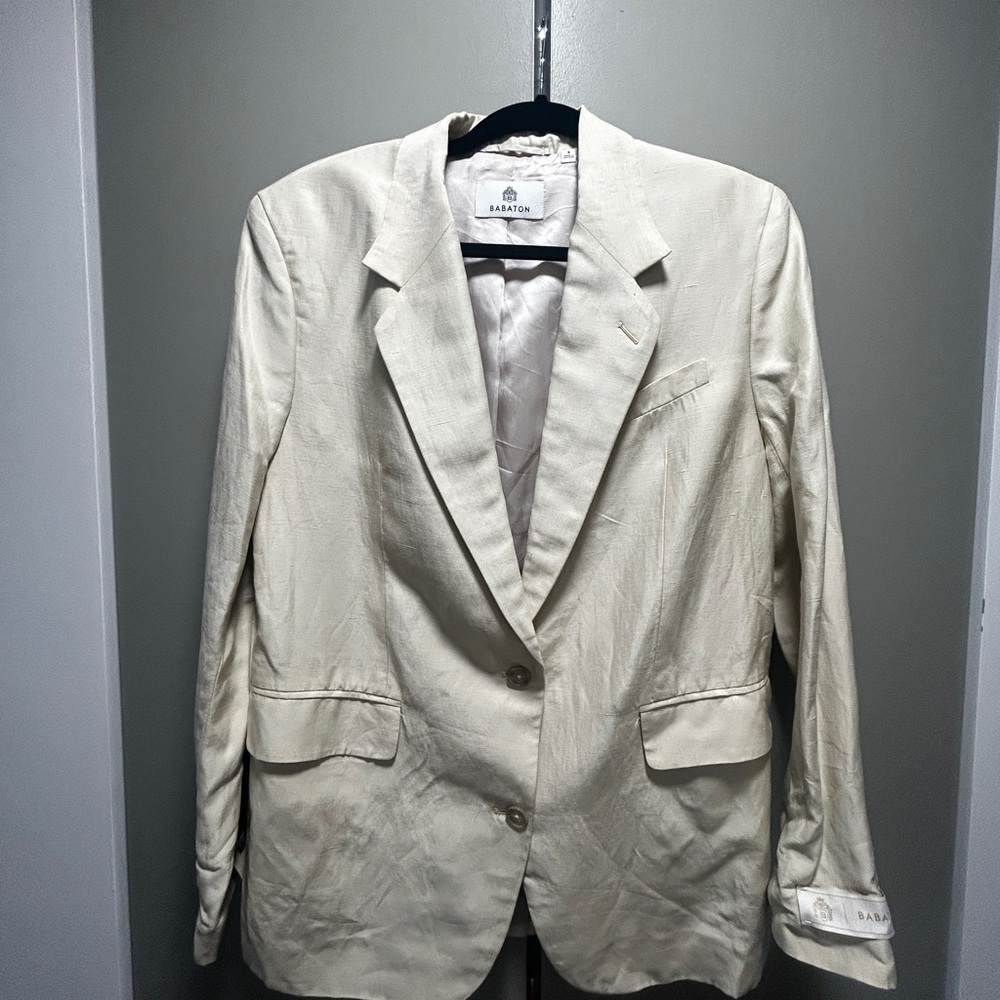 Babaton linen agency blazer